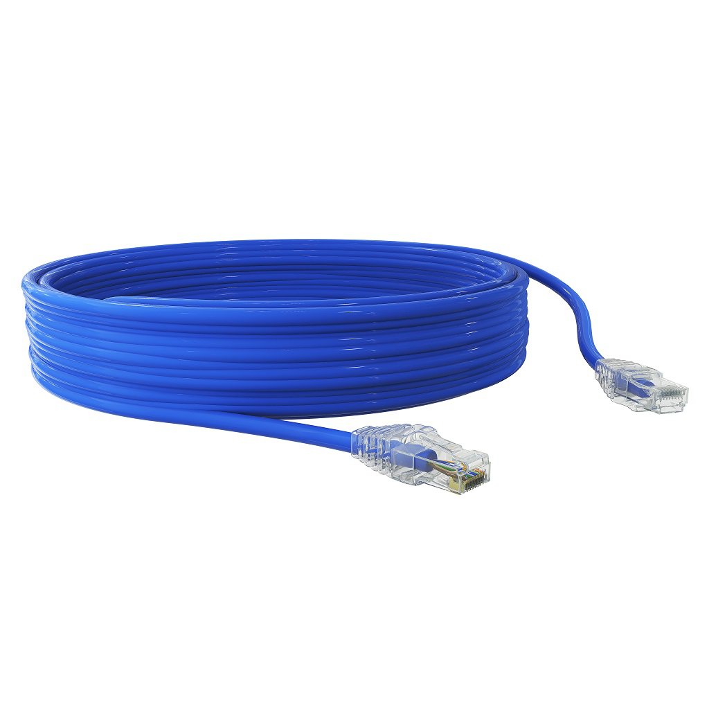 PATCH CORD U/UTP SOHOPLUS CAT.5E - CMX- T568A/B - 20.0M - AZUL CLARO ...